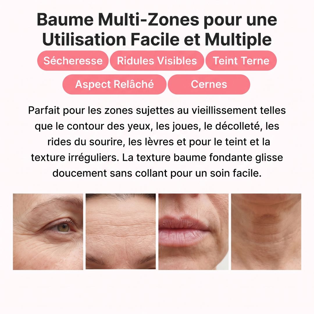Baume Repulpant Multi-Zones PDRN Collagène Rose