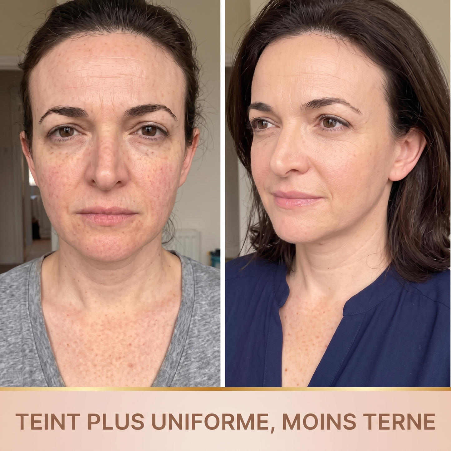 Avant apres teint