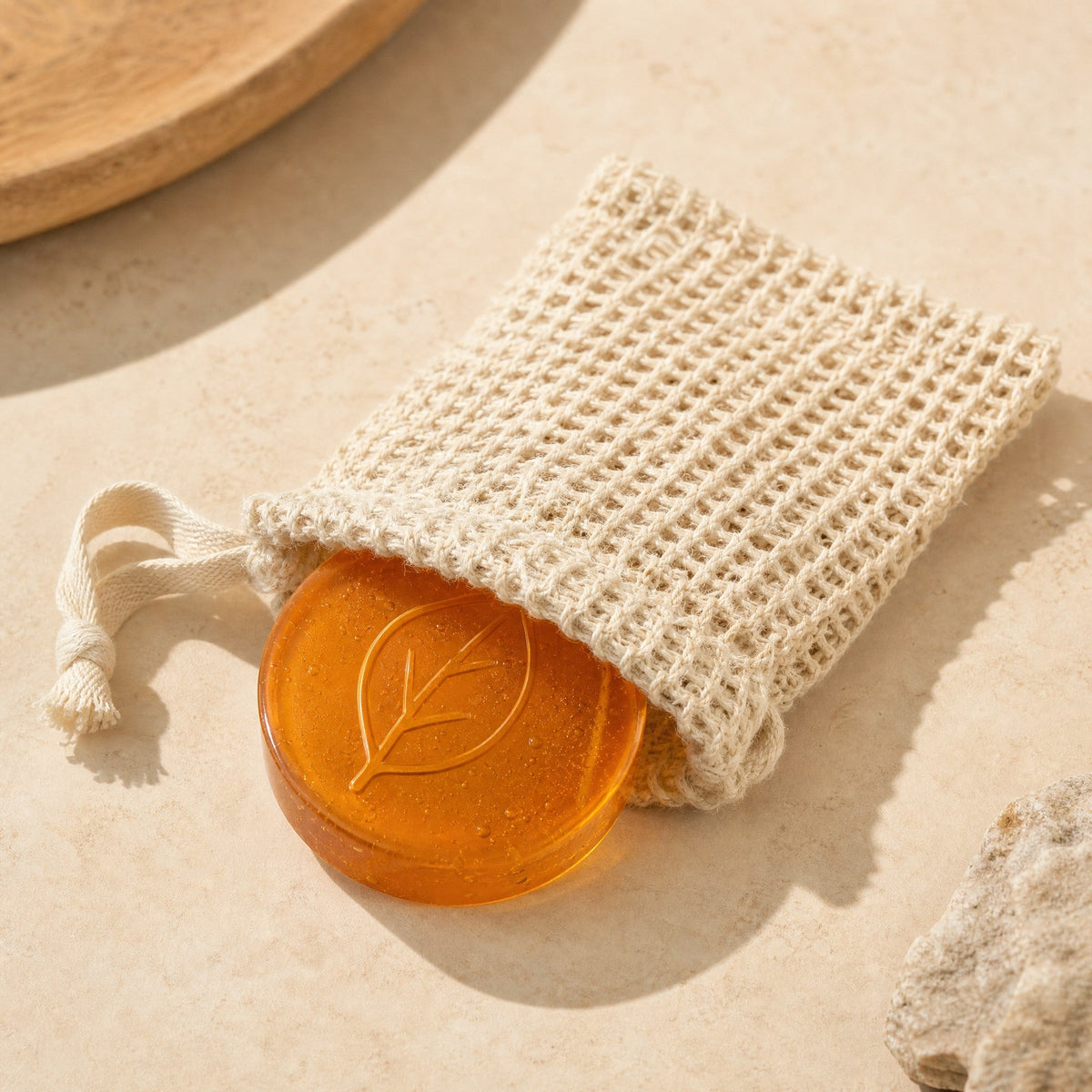 Pochette exfoliante Kaki