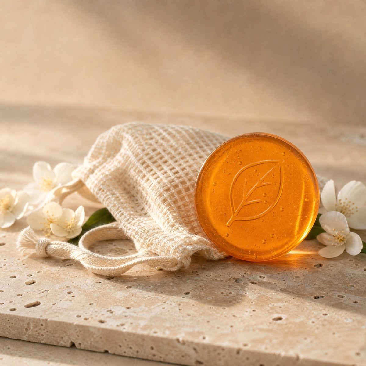 Pochette exfoliante Kaki