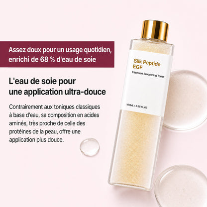 68 % d'eau de soie pour une application ultra-douce