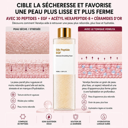 Cible la sécheresse et favorise une peau plus lisse